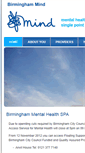 Mobile Screenshot of birminghammentalhealthspa.org.uk